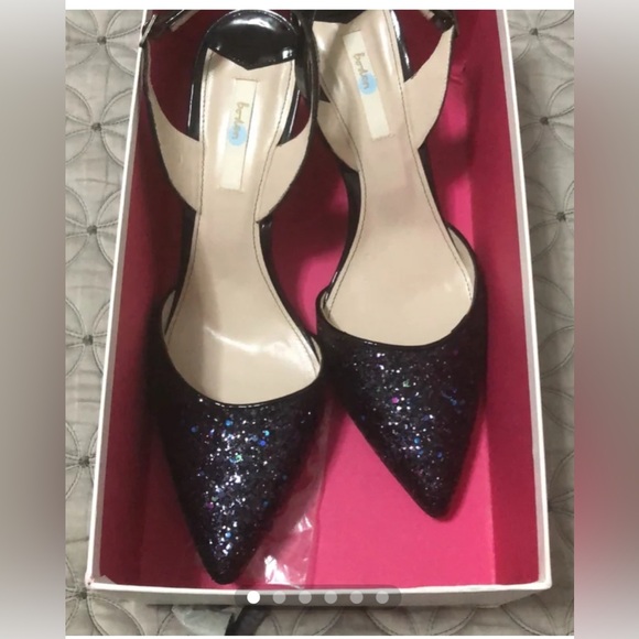 Boden Black Glitter Women's Heels size 42 - Picture 4 of 6